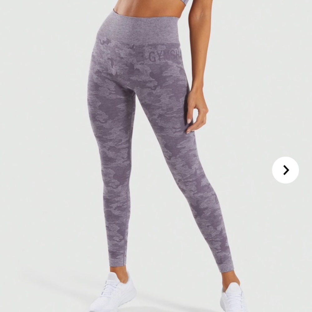 SOLD | Gymshark OG Camo Seamless Lavender Grey S